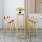 Glam Style Counter Stool Upholstered Low Back Bar Stool with Gold Frame Clearhalo 'Bar Furniture' 'Bar Stools' 'bar_stools' 'furn' 'furn_bar_stools' 'Furniture' 'Kitchen & Dining Furniture' 1200x1200_1951271e-b959-4e81-82b2-5fb53c55d144