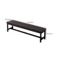 15.6-inch Width Modern Bench Cushioned Metal Solid Color Seating Bench Clearhalo 'Benches' 'Chairs & Seating' 'furn' 'furn_benches' 'Furniture' 'Living Room Furniture' 1200x1200_19567b07-e09a-43a2-9a1f-d21da9e50be3