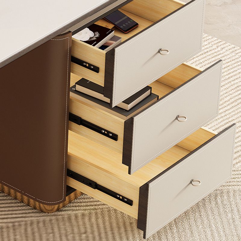 Rectangle fritté de bureau de bureau de bureau glamour glamour