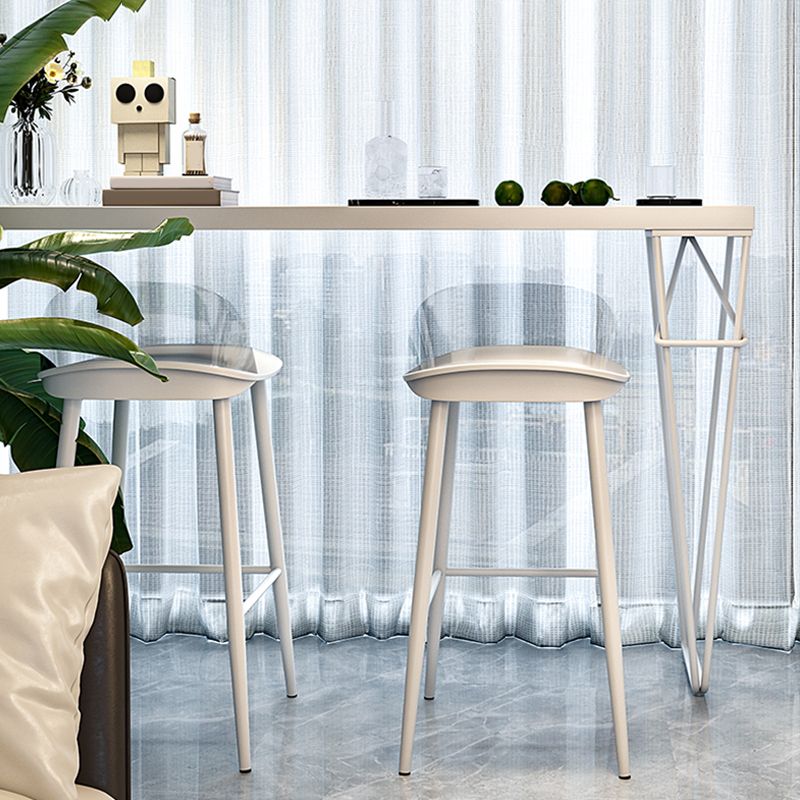 Modern 1/3 Pieces Bar Table Set Rectangle Wood Counter Table with High Stools for Balcony Clearhalo 'Bar Furniture' 'furn' 'furn_home_bar_bar_sets' 'Furniture' 'Home Bars & Bar Sets' 'home_bar_bar_sets' 'Kitchen & Dining Furniture' 1200x1200_195917b4-5f2b-4be0-9b9e-834b3628a2a9