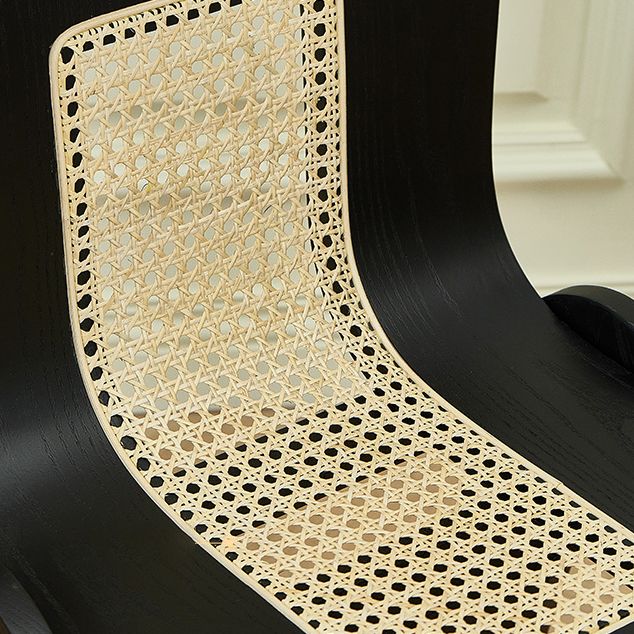 Comedor contemporáneo silla de comedor de madera maciza de madera maciza sin brazo