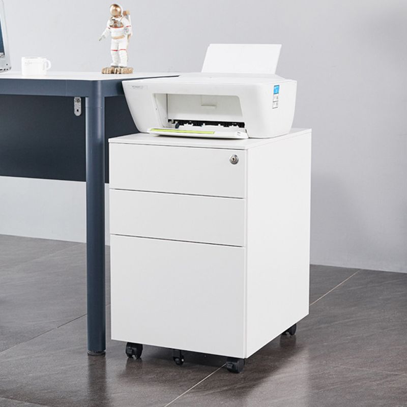 Modern File Cabinets Metal Frame File Pedestal with Key Lock for Office Clearhalo 'Filing Cabinets' 'filling_cabinets' 'furn' 'furn_filling_cabinets' 'Furniture' 'Office Furniture' 1200x1200_195a6780-b22a-4cc0-b289-9752106b3f78