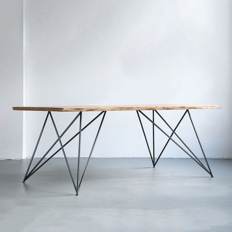 Traditional Luxury Rectangle Dining Room Table Solid Wood Table with 4 Legs Clearhalo ' dining_table' 'Dining Tables & Seating' 'Dining Tables' 'furn' 'furn_dining_table' 'Furniture' 'furniture_dining_table' 'Kitchen & Dining Furniture' 'kitchen&dining_furn' 'kitchen' 'kitchen_dining_table' 1200x1200_195b1303-619b-4336-8f41-d77b965d1d6f