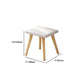 Table de maquillage contemporain avec tiroirs blancs / bleu 15,74 "W x 28,93" H