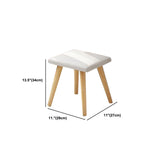 Table de maquillage contemporain avec tiroirs blancs / bleu 15,74 "W x 28,93" H