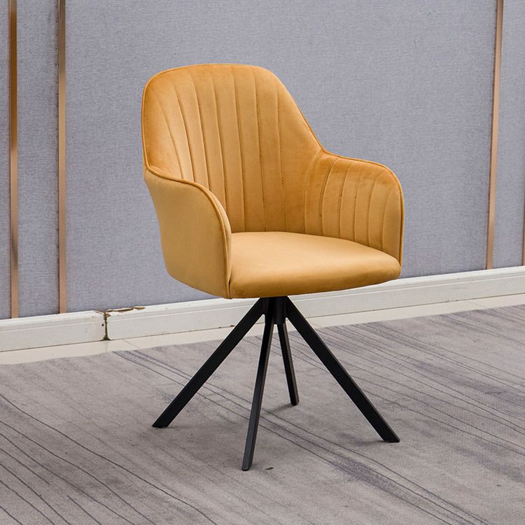 Sedia da sala da pranzo cucina glam sedie laterali in fico in giallo