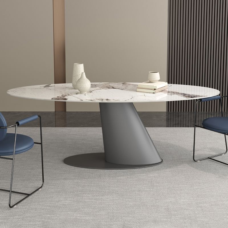 Modern Style Sintered Stone Dining Table Set 1/3/4/7 Pieces Dining Set Clearhalo 'Dining Room Sets' 'Dining Tables & Seating' 'dining_room_set' 'furn' 'furn_dining_room_set' 'Furniture' 'furniture_dining_room_set' 'Kitchen & Dining Furniture' 1200x1200_195f305b-7b32-4f1d-8369-62f7035f855f