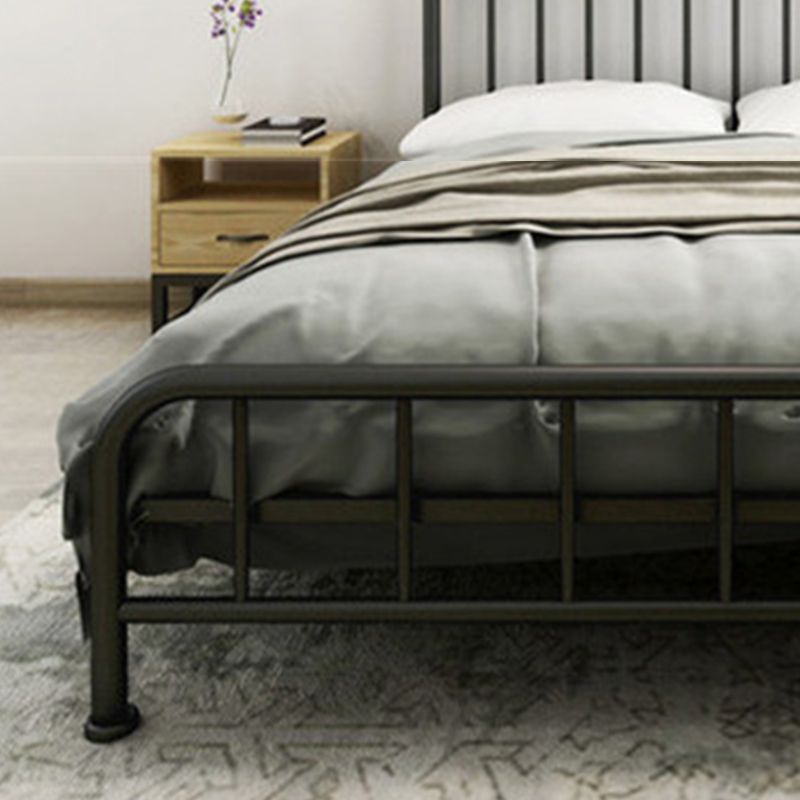Modern Metal Headboard Bed Arched Open-Frame Bed with Metal Legs Clearhalo 'Bedroom Furniture' 'Beds' 'furn' 'furn_beds' 'Furniture' 1200x1200_195f62e5-676c-4a85-a5c8-9e3f208ccad0