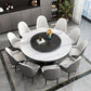 Modern Rubberwood Home Table Round Pedestal Convertible Dining Table Clearhalo 'Dining Tables & Seating' 'Dining Tables' 'dining_table' 'furn' 'furn_dining_table' 'Furniture' 'furniture_dining_table' 'Kitchen & Dining Furniture' 'kitchen' 'kitchen_dining_table' 1200x1200_1961d6c7-bfd5-457d-844b-73c461b68fd6