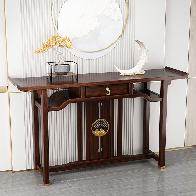 Tavolo della console contemporanea a forma di rettangolo tavolo da divano console marrone per hall