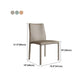 Minimalist Style Armless Solid Back Dining Side Chairs Leather Dining Side Chair Clearhalo 'Dining Chairs' 'Dining Tables & Seating' 'dining_chair' 'furn' 'furn_dining_chair' 'Furniture' 'furniture_dining_chair' 'Kitchen & Dining Furniture' 1200x1200_19624394-16ba-411e-b014-15ef9f3c01de