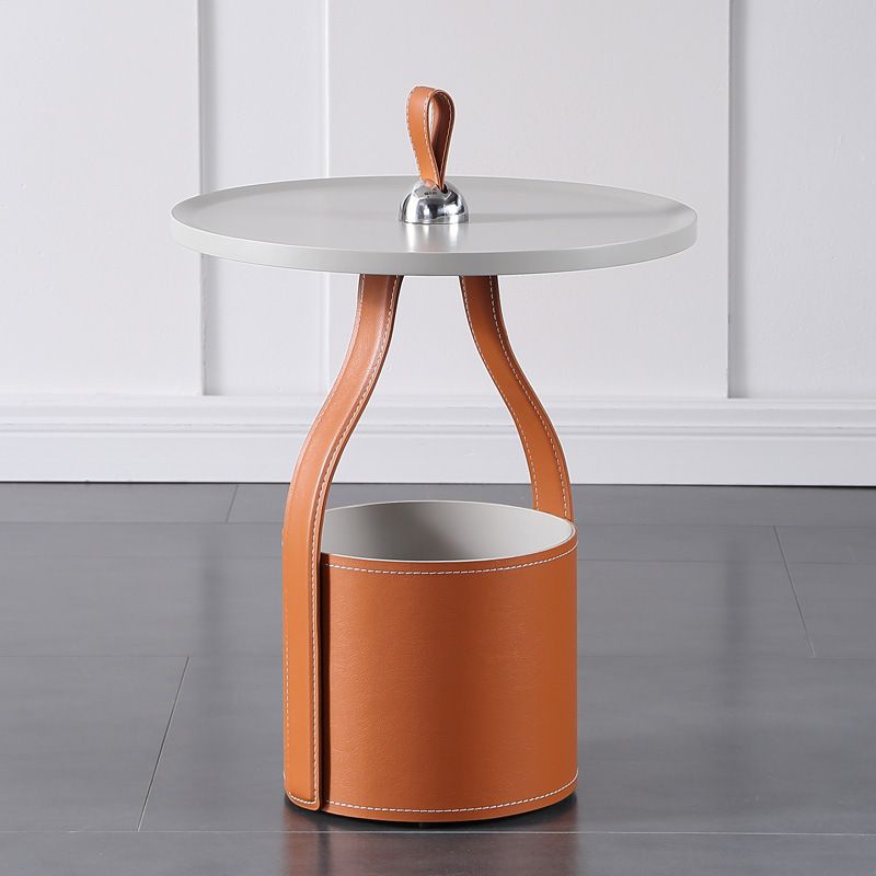 Piedistale in legno modernistico con tavolino del soggiorno rotondo