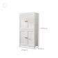 Bedroom Plastic Cabinet with Hinged Doors Matte Finish Modern Storage Cabinet