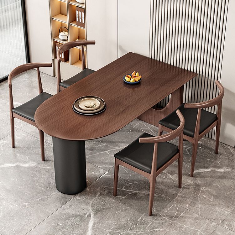 Pine Solid Wood Dining Table Free Form Dining Table for Dining Room Clearhalo 'Dining Tables & Seating' 'Dining Tables' 'dining_table' 'furn' 'furn_dining_table' 'Furniture' 'Kitchen & Dining Furniture' 1200x1200_1962a4de-df9e-46a3-a239-3f2a9a12c768