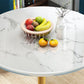 31.5-inch Metal Traditional Luxury Dining Table Round Indoor Table with Tulip Clearhalo ' dining_table' 'Dining Tables & Seating' 'Dining Tables' 'furn' 'furn_dining_table' 'Furniture' 'furniture_dining_table' 'Kitchen & Dining Furniture' 'kitchen&dining_furn' 'kitchen' 'kitchen_dining_table' 1200x1200_19630db8-bea2-4be1-b3f0-02d42e990a92