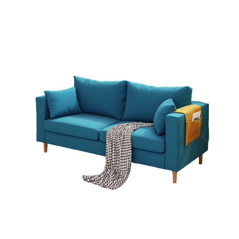 ボーナスルーム用の現代的な四角い腕のソファ染色抵抗性ファブリックデッキー