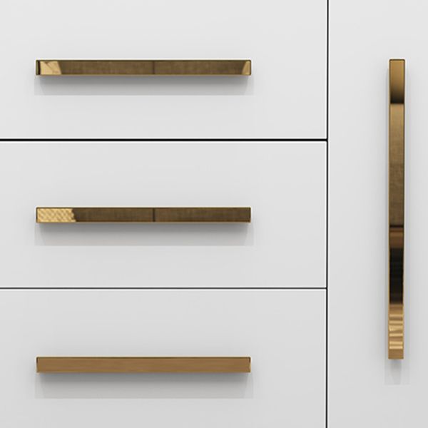 Pierre de pierre glamour et en bois 47,5 "L Buffet de cuisine buffet avec tiroirs et rangement