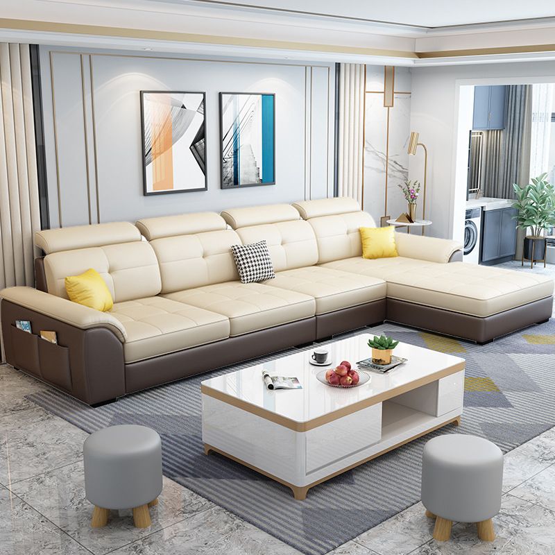 Sofá de estilo nórdico látex/esponja asiento de asiento de asiento sofá de cuero de imitación