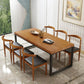 Metal Industrial Dining Table Pine Wood Top Table for Kitchen and Dining Room Clearhalo ' dining_table' 'Dining Tables & Seating' 'Dining Tables' 'furn' 'furn_dining_table' 'Furniture' 'furniture_dining_table' 'Kitchen & Dining Furniture' 'kitchen&dining_furn' 'kitchen' 'kitchen_dining_table' 1200x1200_19676618-d3a3-4fa8-9b99-5417428753da