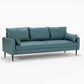 Cushions Square Arm Sofa 3-Seater Faux Leather Stain Resistant Loveseat Clearhalo 'Furniture' 'furniture_sofas' 'kitchen' 'kitchen_sofas' 'Living Room Furniture' 'Sofa' 'sofas' 1200x1200_19697066-3a6a-487f-a371-f80365b40d41