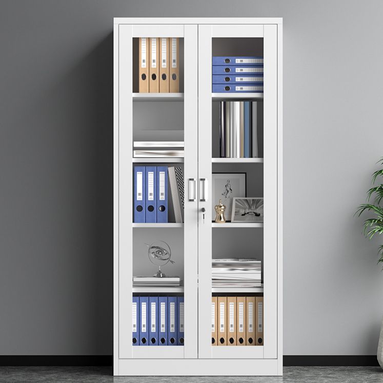 Traditional Cabinet Steel Locking Drawers and Storage Shelves Filing Cabinet Clearhalo 'Filing Cabinets' 'filling_cabinets' 'furn' 'furn_filling_cabinets' 'Furniture' 'Office Furniture' 1200x1200_196b22aa-439b-4e17-95b9-db5c4cc38429