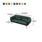Faux Leather Sofa 55.11" W x 29.92" D x 31.10" H Flared Arm Sofa for Living Room Clearhalo 'furn' 'furn_sofas' 'Furniture' 'furniture_sofas' 'Living Room Furniture' 'Sofa' 'sofas' 1200x1200_196b367f-c83e-47f1-8fc7-285786abbc92