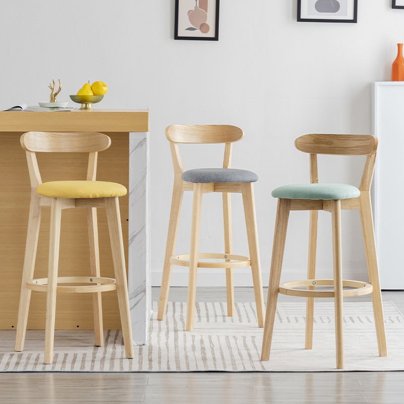 Scandinavian Matte Finish Upholstered Bar Stools Living Room Footrest Stool Clearhalo 'Bar Furniture' 'Bar Stools' 'bar_stools' 'furn' 'furn_bar_stools' 'Furniture' 'furniture_bar_stools' 'Kitchen & Dining Furniture' 1200x1200_196d3650-8867-4e89-8fc4-7b6255b2dfee