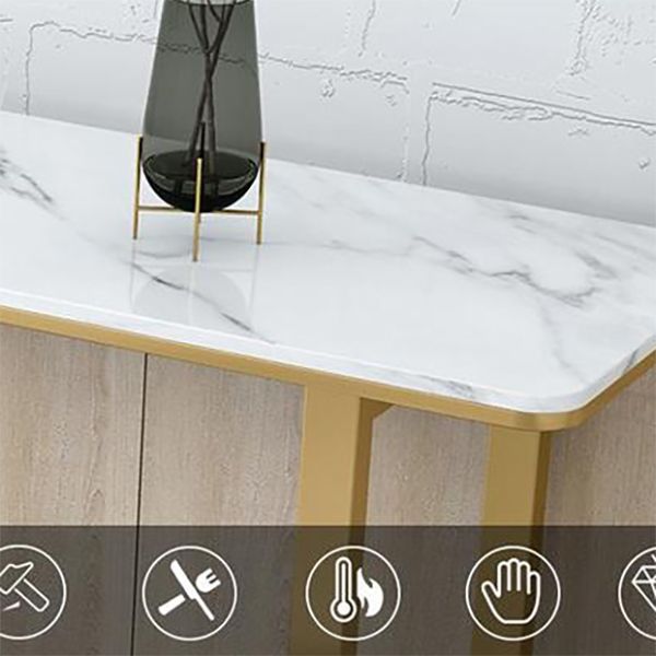 Nordic Style Rectangle Bar Counter Table Sintered Stone Dining Table for Kitchen Clearhalo 'Bar Furniture' 'Bar Tables' 'bar_tables' 'furn' 'furn_bar_tables' 'Furniture' 'furniture_bar_tables' 'Kitchen & Dining Furniture' 1200x1200_19722e69-ac69-4780-aa7c-a9618b99059d