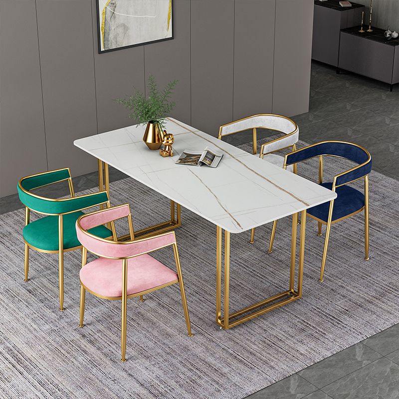 Sintered Stone Dining Table Traditional Luxury Sled Base Dining Table Clearhalo ' dining_table' 'Dining Tables & Seating' 'Dining Tables' 'furn' 'furn_dining_table' 'Furniture' 'furniture_dining_table' 'Kitchen & Dining Furniture' 'kitchen&dining_furn' 'kitchen' 'kitchen_dining_table' 1200x1200_1972ee01-fe6f-46ca-a5b1-01b2aee50a0e