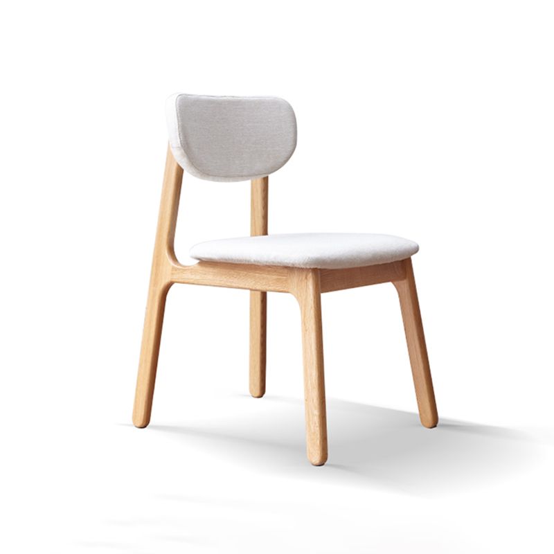 Solid Wood Scandinavian Dining Room Chair Matte Finish Open Back Dining Side Chair Clearhalo ' kitchen&dining_furn' 'Dining Chairs' 'Dining Tables & Seating' 'dining_chair' 'furn' 'furn_dining_chair' 'Furniture' 'furniture_dining_chair' 'Kitchen & Dining Furniture' 'kitchen' 1200x1200_1973b502-b04f-4e8e-ad99-5b79a806f840