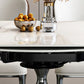 Contemporary 1/2/7 Pieces Furniture Round Stone Dining Set for Home