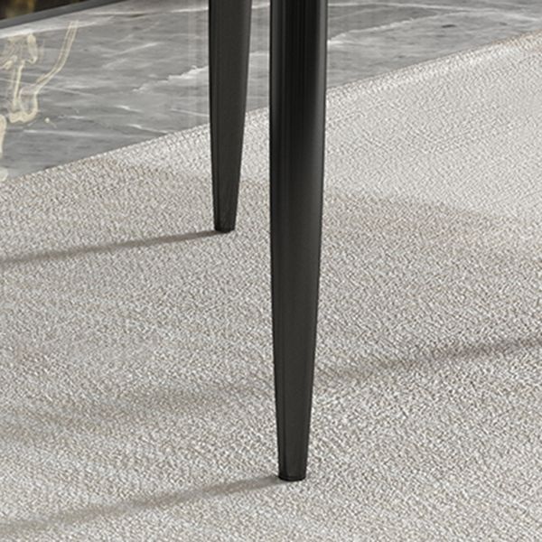 Modern Armrest Backrest Cushion Chair with Metal Legs for Hotel Clearhalo 'Dining Chairs' 'Dining Tables & Seating' 'dining_chair' 'furn' 'furn_dining_chair' 'Furniture' 'Kitchen & Dining Furniture' 1200x1200_197651b2-4fce-4f8f-bae8-0b0a90126f09