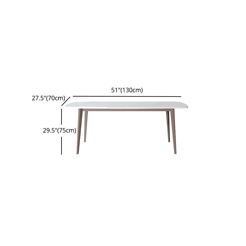 Nordic Dining Set 1/4/5 Pieces Sintered Stone Dining Table with Leather Chairs Clearhalo 'Dining Room Sets' 'Dining Tables & Seating' 'dining_room_set' 'furn' 'furn_dining_room_set' 'Furniture' 'furniture_dining_room_set' 'Kitchen & Dining Furniture' 1200x1200_19776d6a-6ac5-4dc1-8748-318320042d96