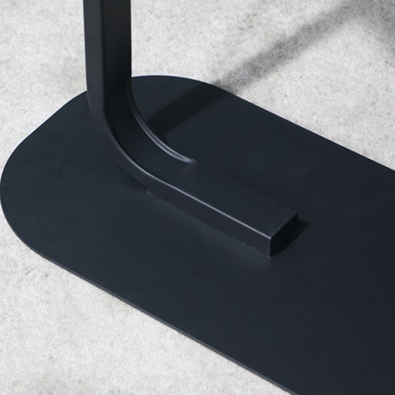 Table de l'extrémité piédestal moderne Table d'appoint Elliptique Faux Wood - 19,69 "W