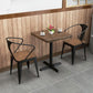 Solid Wood Dining Table Industrial Square Dining Table with Metal Base Clearhalo 'Dining Tables & Seating' 'Dining Tables' 'dining_table' 'furn' 'furn_dining_table' 'Furniture' 'furniture_dining_table' 'Kitchen & Dining Furniture' 'kitchen' 'kitchen_dining_table' 1200x1200_197b15fb-4f22-4610-804b-b532f8754e88