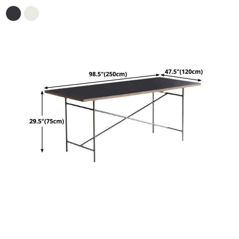 Rectangle Shape Dining Table Solid Wood Table Luxury Style with Sled Base Clearhalo ' dining_table' 'Dining Tables & Seating' 'Dining Tables' 'furn' 'furn_dining_table' 'Furniture' 'furniture_dining_table' 'Kitchen & Dining Furniture' 'kitchen&dining_furn' 'kitchen' 'kitchen_dining_table' 1200x1200_197c266e-e570-48ae-8e0e-3ef3f4812f05