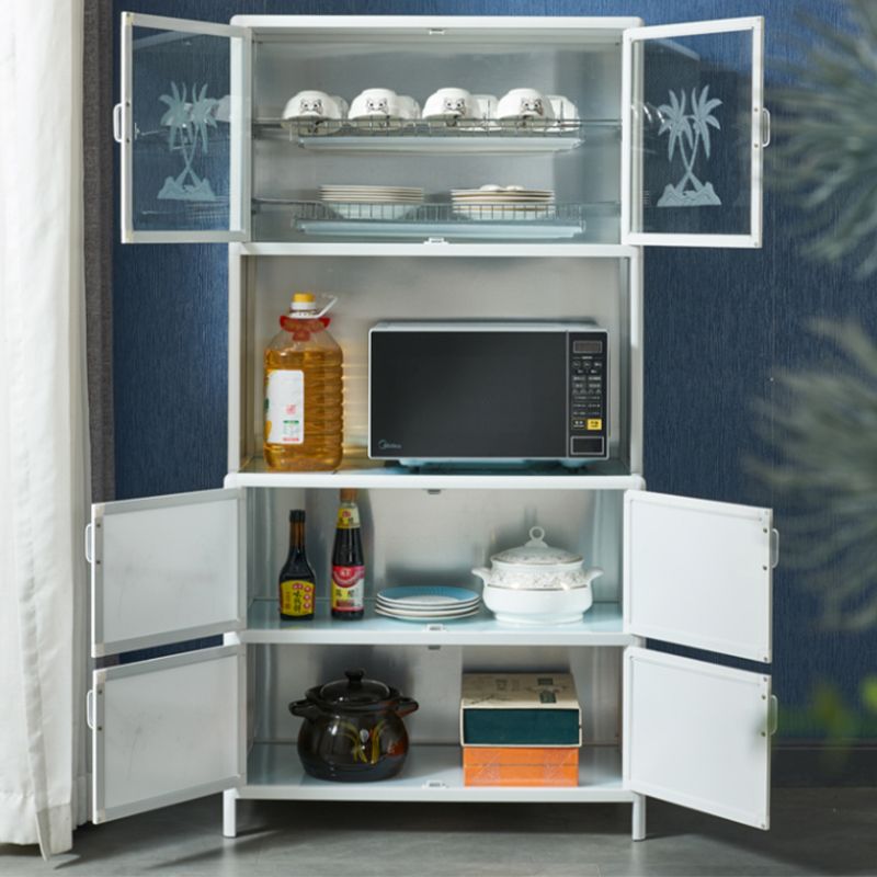 Server in vetro a buffet temperato soggiorno telaio in alluminio moderno server da cucina in stile moderno