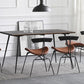 Industrial 1/5 Pieces Dining Set Rectangle Oak Wood Dining Table for Dining Room Clearhalo 'Dining Room Sets' 'Dining Tables & Seating' 'dining_room_set' 'furn' 'furn_dining_room_set' 'Furniture' 'Kitchen & Dining Furniture' 1200x1200_197e58a0-6f63-4538-b0cc-d614c9c7501f