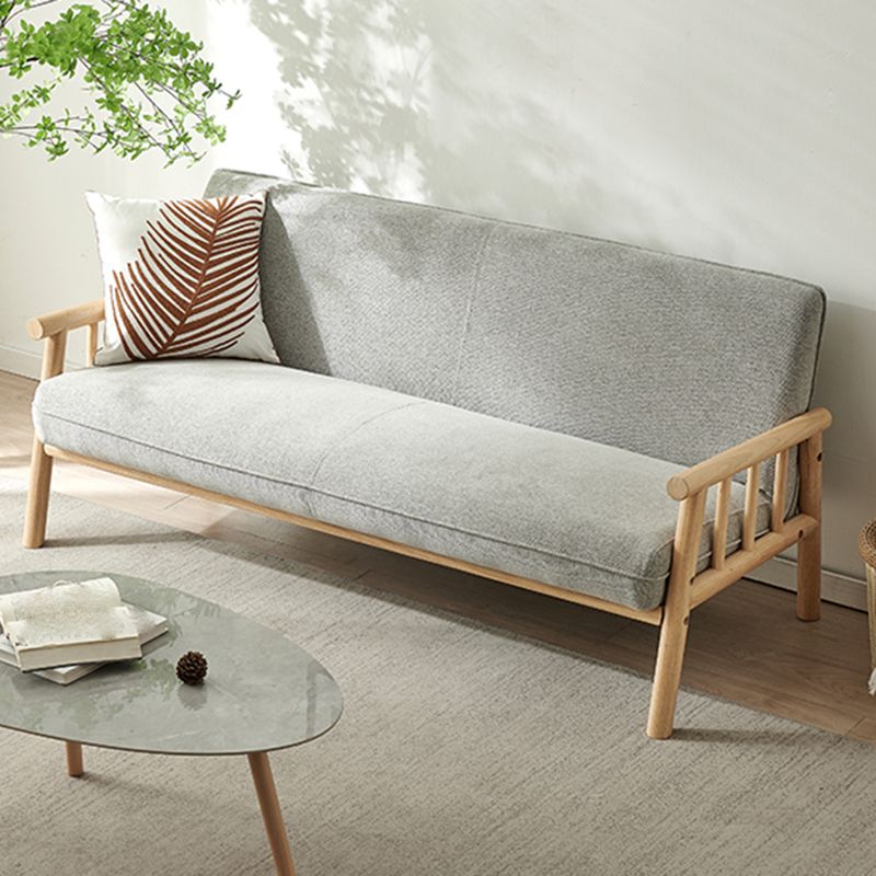 Modern Linen Square Arm Settee 29"W Tight Back Sofa for Living Room Clearhalo 'furn' 'furn_sofas' 'Furniture' 'furniture_sofas' 'Living Room Furniture' 'Sofa' 'sofas' 1200x1200_1980a447-bcc3-4ad5-b215-a9851650eca1