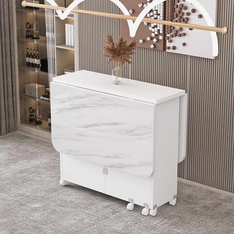 Modern Style Dining Table Rectangle Drop-Leaf Dining Table for Home Use Clearhalo ' dining_table' 'Dining Tables & Seating' 'Dining Tables' 'furn' 'furn_dining_table' 'Furniture' 'furniture_dining_table' 'Kitchen & Dining Furniture' 'kitchen&dining_furn' 'kitchen' 'kitchen_dining_table' 1200x1200_19820615-d34b-4a87-996c-1a7a5f9ff703