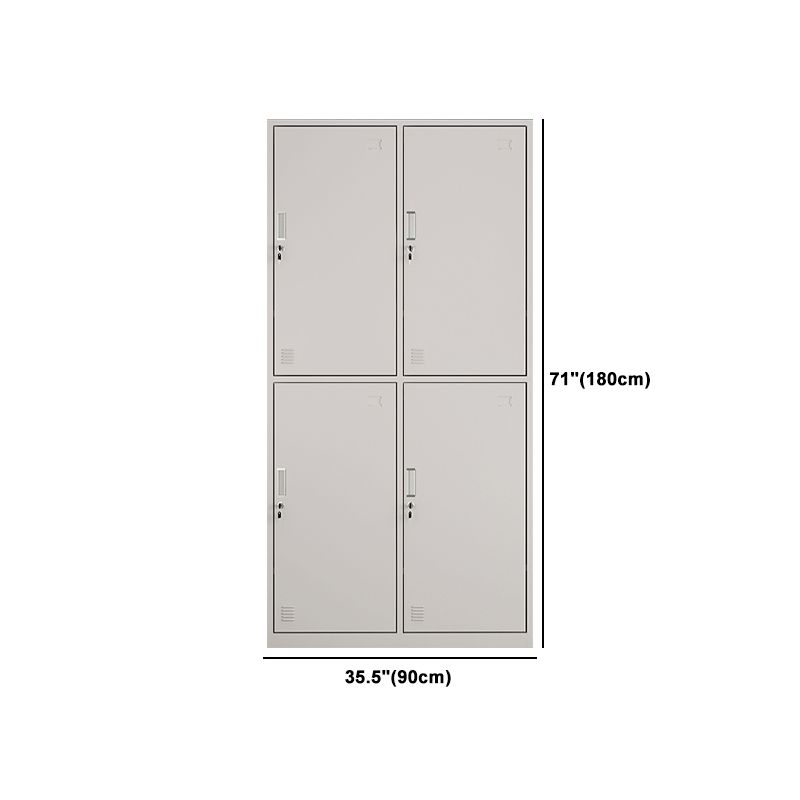 Eigentijdse scharnierende garderobe armoire metalen garderobe kast voor thuis