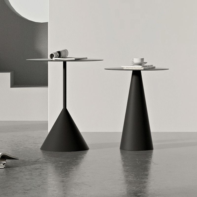 Mid-Century Modern Cocktail Table Pedestal Metal Round Coffee Table Clearhalo 'Coffee & Accent Tables' 'Coffee Tables' 'coffee_tables' 'furn' 'furn_coffee_tables' 'Furniture' 'Living Room Furniture' 1200x1200_19833f77-84aa-46d7-ad6d-6c401edf0715