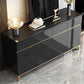 Sideboard glam con cassetti e sideboard della porta per sala da pranzo