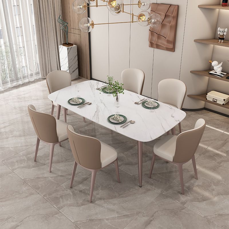 1/4/5/7 Pieces Dining Chairs Set Dining Table Set with Sintered Stone Top Clearhalo 'Dining Room Sets' 'Dining Tables & Seating' 'dining_room_set' 'furn' 'furn_dining_room_set' 'Furniture' 'furniture_dining_room_set' 'Kitchen & Dining Furniture' 1200x1200_19855ef4-be72-49ff-a78c-4e8354175309