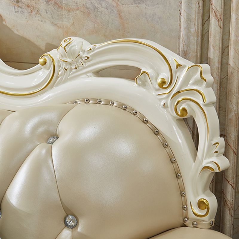 Callo champagne rustico sezionale braccio svasato sezionale con cuscini