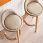 Scandinavian Milk Tea Shop Footrest Stool Matte Finish Upholstered Bar Stools Clearhalo 'Bar Furniture' 'Bar Stools' 'bar_stools' 'furn' 'furn_bar_stools' 'Furniture' 'furniture_bar_stools' 'Kitchen & Dining Furniture' 1200x1200_1988e698-ba67-4d8a-ba20-e1e5086daff7