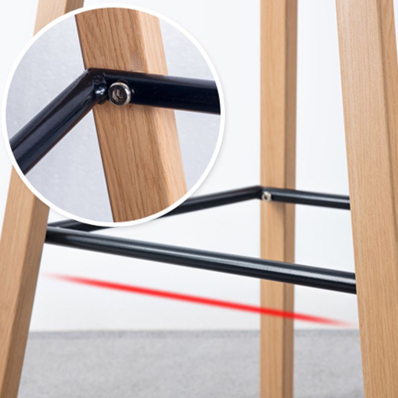 Industrial Armless Backrest Counter Stool Iron Bar Stool with Acrylic Seat for Cafe Clearhalo 'Bar Furniture' 'Bar Stools' 'bar_stools' 'furn' 'furn_bar_stools' 'Furniture' 'Kitchen & Dining Furniture' 1200x1200_1989a1de-37d3-49ff-81fc-1cac0047336d
