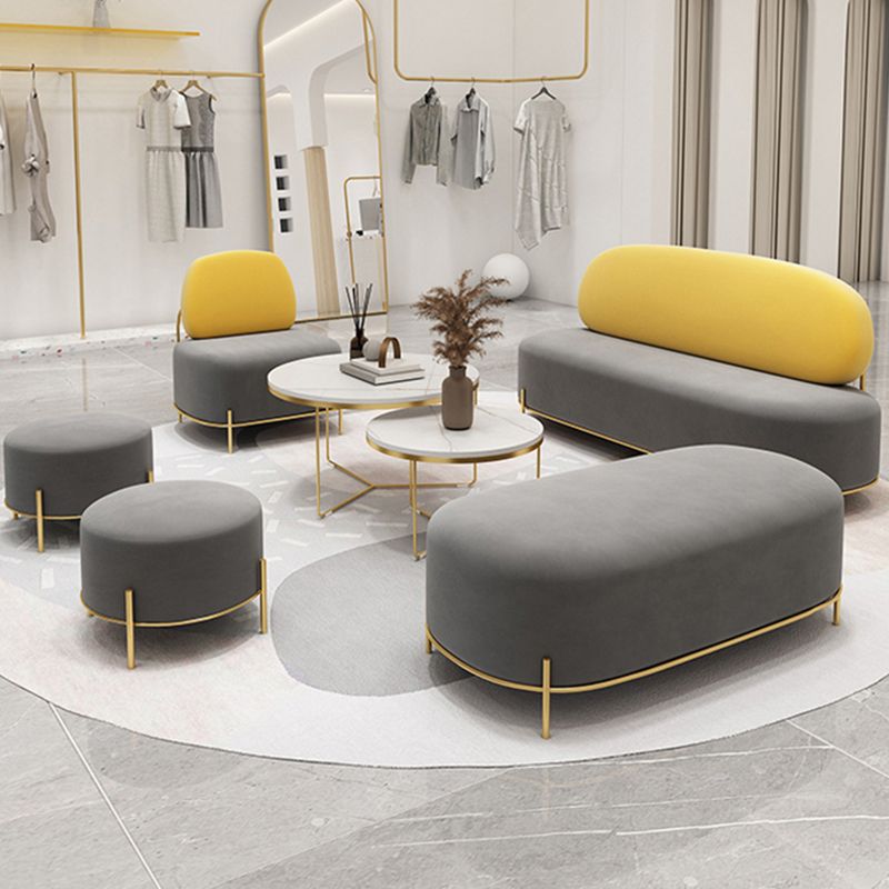 Divano senza braccio contemporaneo con schiena stretta per divano appartamento