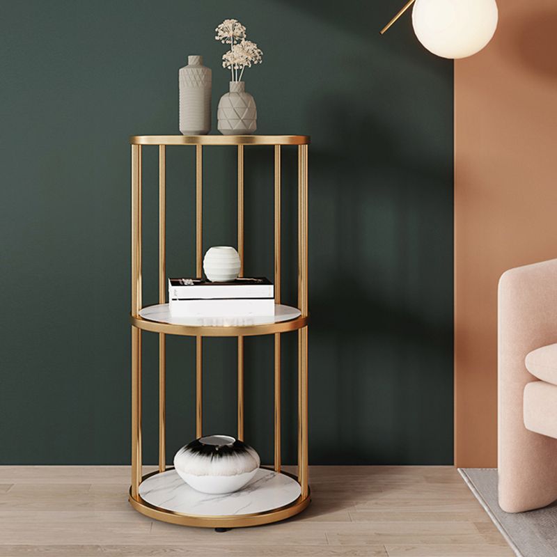 Scandinavian Metal Corner Bookshelf Open Vertical Bookshelf for Living Room Clearhalo 'Bookcases' 'furn' 'furn_bookcases' 'Furniture' 'furniture_bookcases' 'kitchen' 'kitchen_bookcases' 'Living Room Furniture' 'Office Furniture' 1200x1200_198ef6ef-2f44-4971-b6a9-f8dd0adf9adf