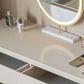 White Solid Wood Makeup Vanity Desk Bedroom Vanity Dressing Table Set Clearhalo 'Bedroom Furniture' 'furn' 'furn_makeup_vanities' 'Furniture' 'Makeup Vanities' 'makeup_vanities' 1200x1200_199263e3-296e-4f6c-9899-00658d629225
